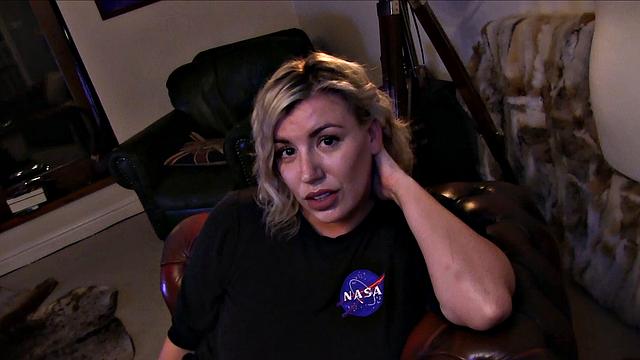 Big booty stepsis rammed and spunked on her face POV