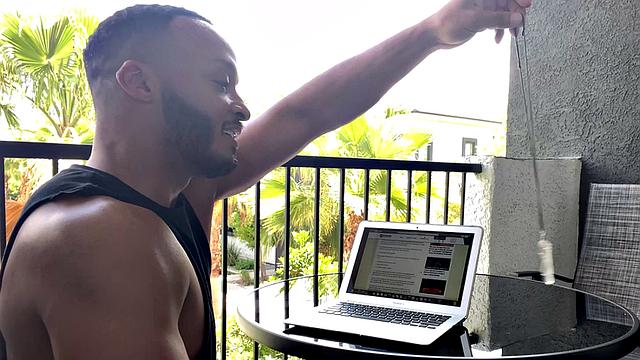 Black hunk mesmerizes POV barebacks BF after deepthroat