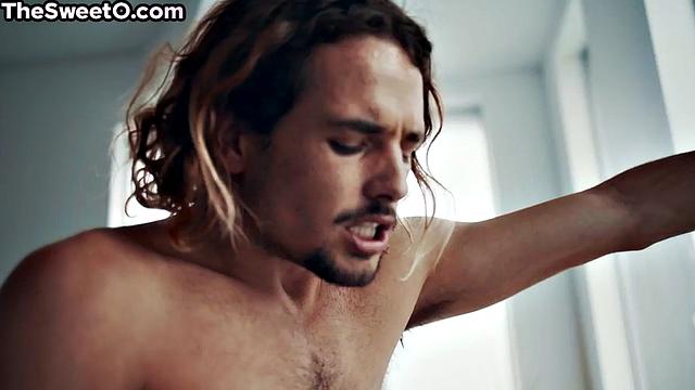 Busty tattooed babe gets eaten by BF