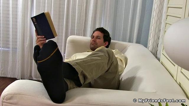 Spy On Jet's Dress Socks & Manly Feet - Jet
