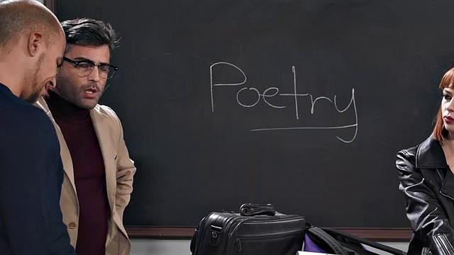 Bisexuals fuck 21yo petite girl in threesome