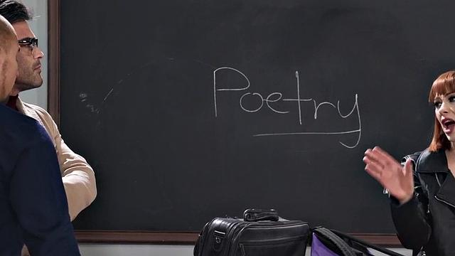 Bisexuals fuck 21yo petite girl in threesome