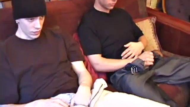 Shane and Brock take turns deepthroating cock, hungry for more