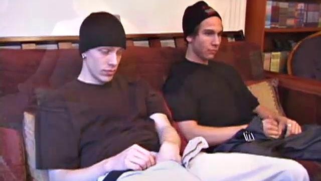 Shane and Brock take turns deepthroating cock, hungry for more
