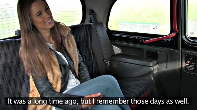 Gorgeous 18 Year Old Sucks Cabbie's Cock While Paying Fare