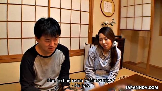 Horny Nao Sakurai gets fucked by a stud