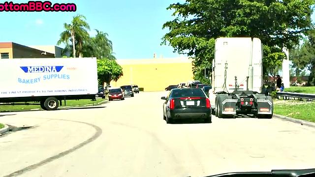 Black thug pounded by white cock