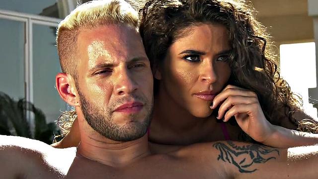 Babes sucking bisexual boyfriends dick in orgy before sex