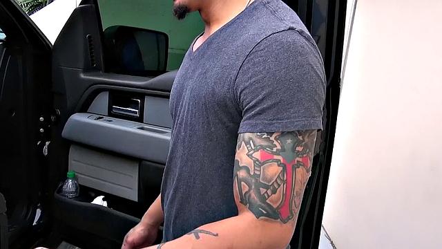 Martini's bald pussy gets pounded doggystyle in a hot, straight sex tape