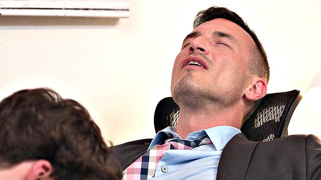 HETEROFLEXIBLE - Straight Cristiano Jerks Off His Boss & Does As He Wants For Promotion