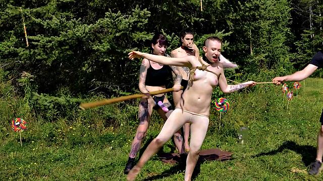 Piss drink and ballet for submissive