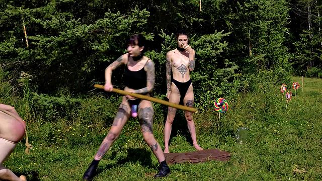 Piss drink and ballet for submissive