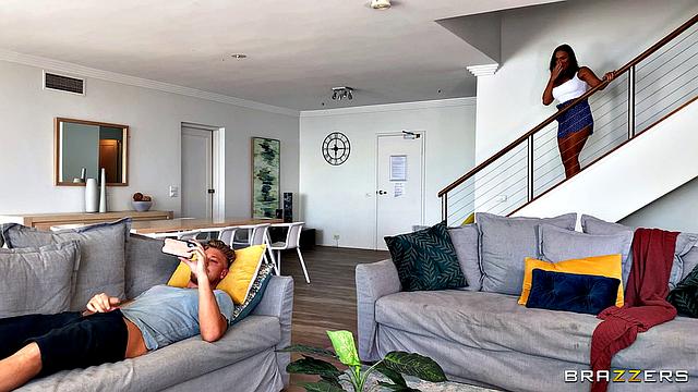 Aubrey Watches Horny Stepson