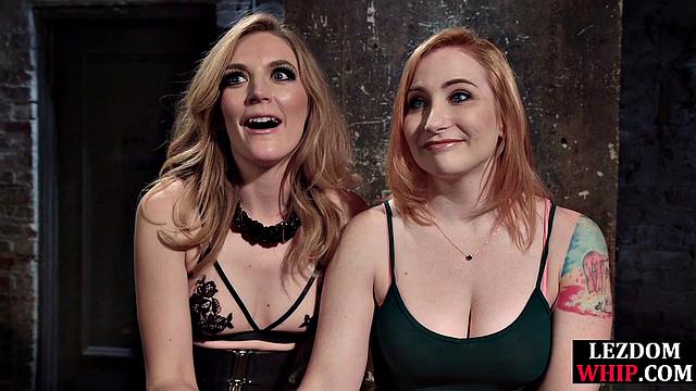 Hardtied lesbian sub ravaged