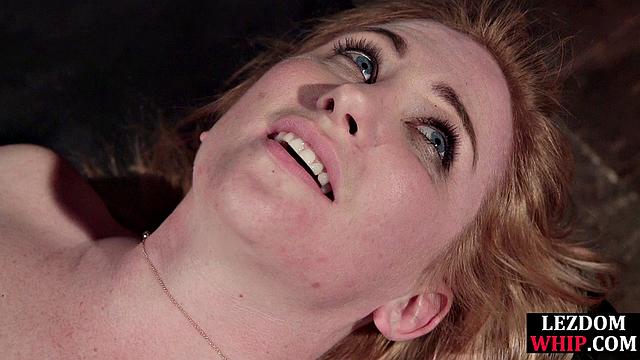 Hardtied lesbian sub ravaged