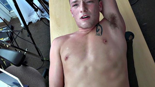 IR amateur stud barebacked in office by Black until cum