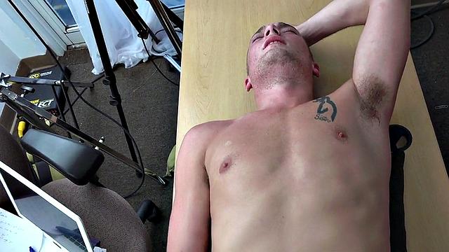 IR amateur stud barebacked in office by Black until cum