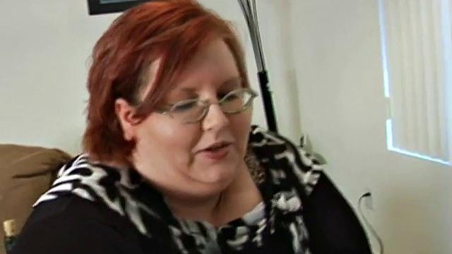 Fat Babe Swallows a Black Cock