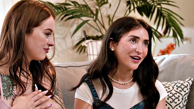 GIRLSWAY - Petite Jane Wilde & Her Stepsisters Gangbang Stepmom Penny Barber