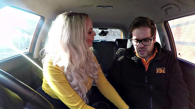 British babe Louise Lee takes Ryan's hard cock in every hole