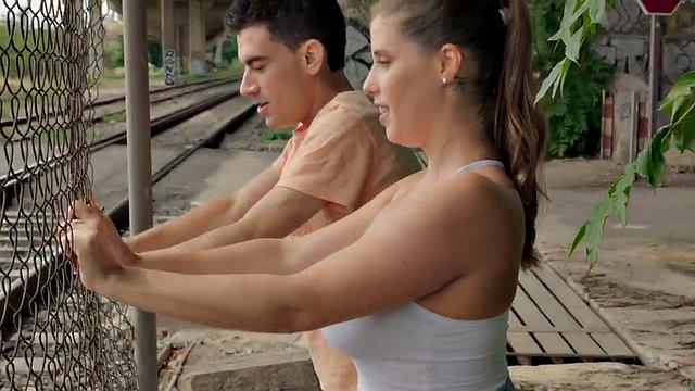 Big booty slut shows remarkable body to her fucker