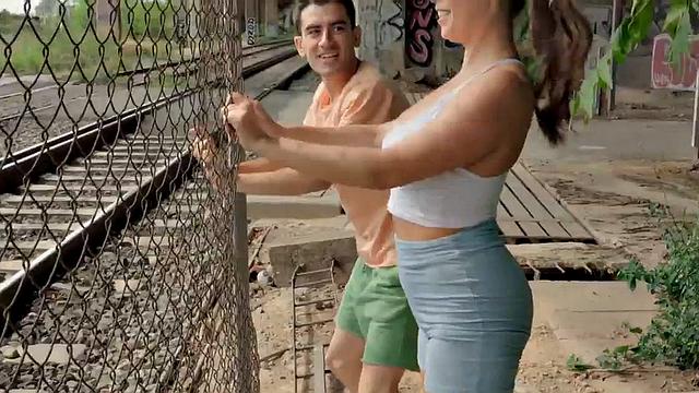 Big booty slut shows remarkable body to her fucker