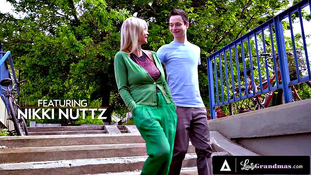 LUSTY GRANDMAS - Busty Granny Nadya Basinger Bangs Her Old Nikki