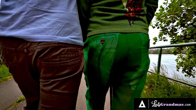 LUSTY GRANDMAS - Busty Granny Nadya Basinger Bangs Her Old Nikki