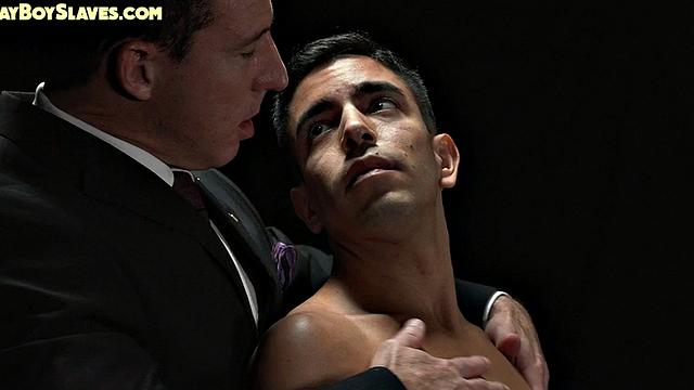 Oiled 21yo barebacked by DILFs cock in tight ass