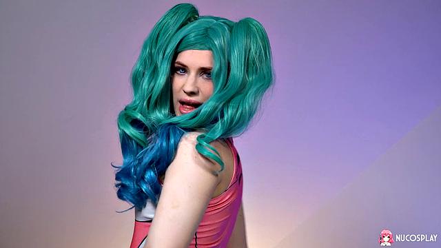 Sexy Nikki Hill rides on a hard cock on Nucosplay