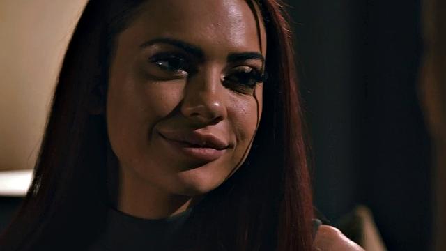 Lesbian busty babes enjoy strapon and anal toying