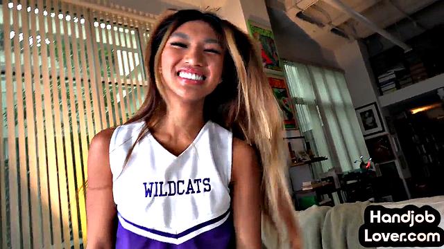 21yo Asian teasing lover in POV