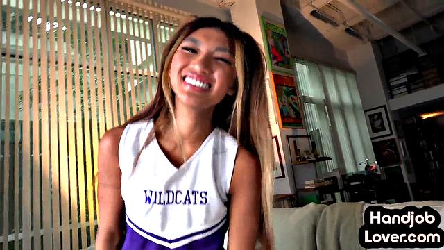 21yo Asian teasing lover in POV