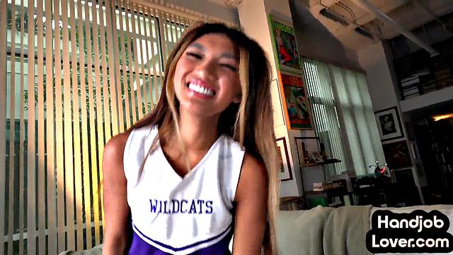 21yo Asian teasing lover in POV