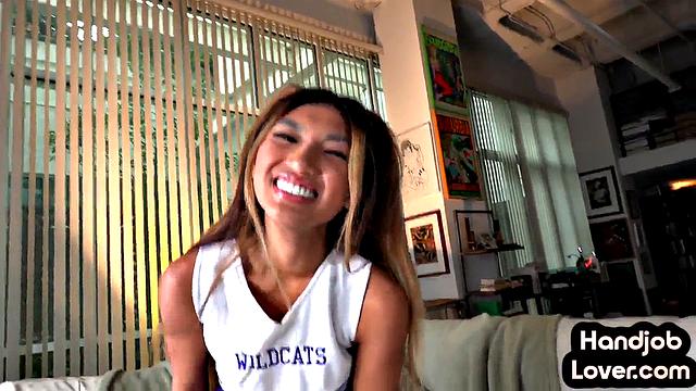 21yo Asian teasing lover in POV