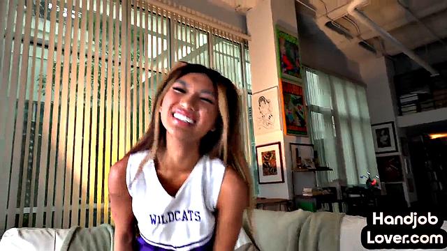 21yo Asian teasing lover in POV