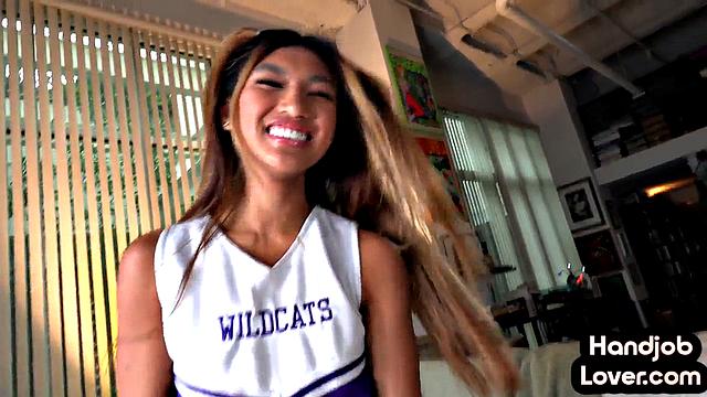 21yo Asian teasing lover in POV