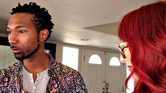 Curvy realtor enjoys big, black cock