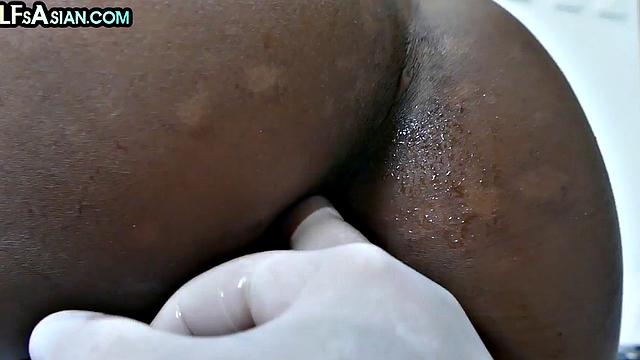 Pervert doctor assravaging Asian twink