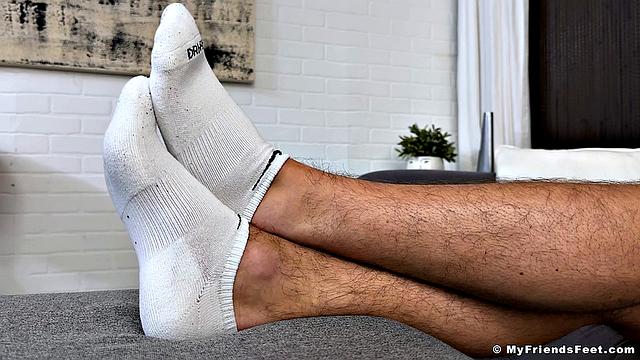 Peek At Ashton'S Socks & Feet - Ashton