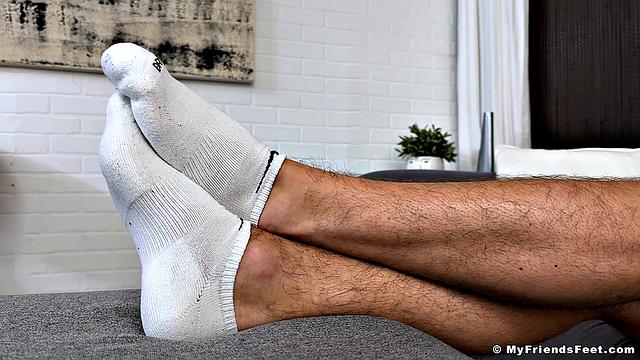 Peek At Ashton'S Socks & Feet - Ashton