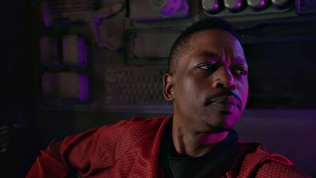 Interracial cowgirl action with a skinny black babe and a smile on her face