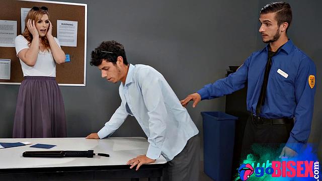 Bisexual cop in menage a trois