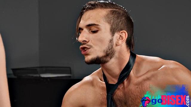 Bisexual cop in menage a trois