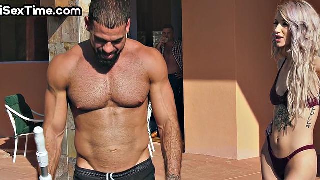 Bisexual babes double fucked in groupsex compilation