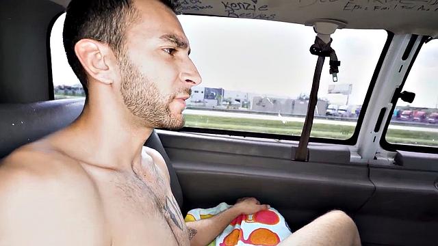 Str8 guy barebacks for money in public van outdoor