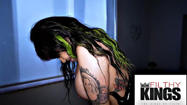 FilthyMassage - Super Thick INKED Babe Gets Oiled, Rubbed And POUNDED