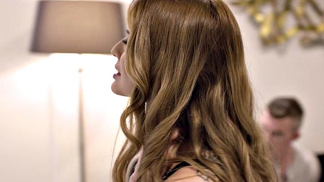 Inked beauty drilled from behind after getting off