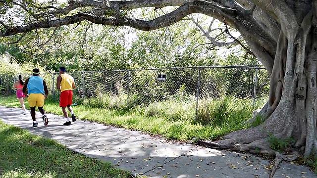 Bigbooty babe banged by BBC in threesome