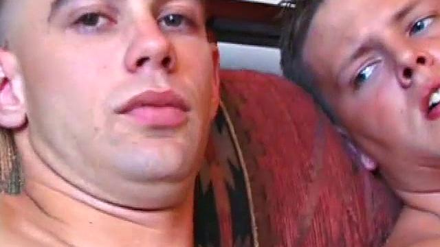 Nick and Law Play on the Couch, Getting Their Dicks Rock Hard.